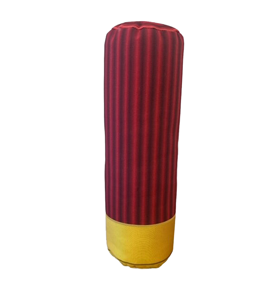 Red Shotgun shell pillow. Shaped like a real shotgun shell. Great gift for any hunter