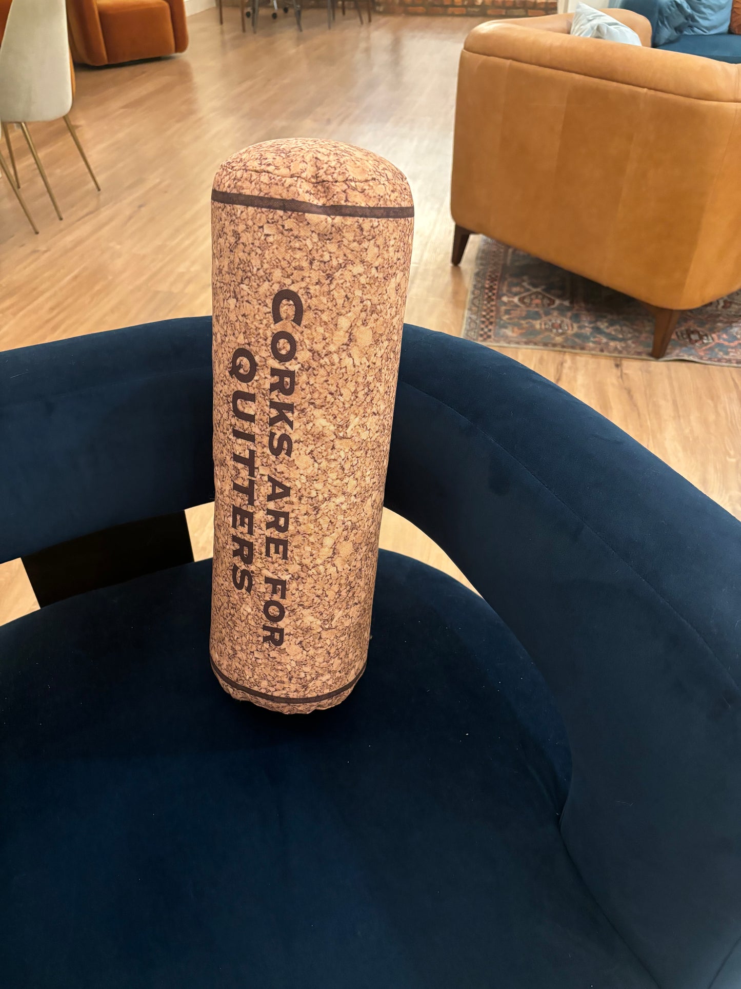 Corks Are For Quitters Wine Cork Pillow