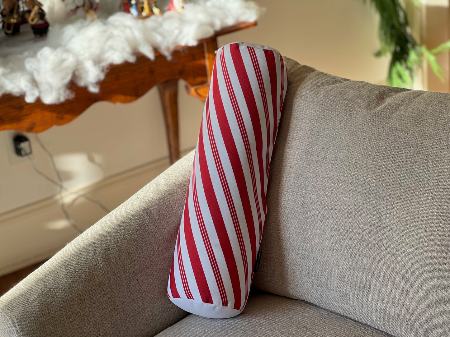 Peppermint Stick pillow. Great Christmas decor