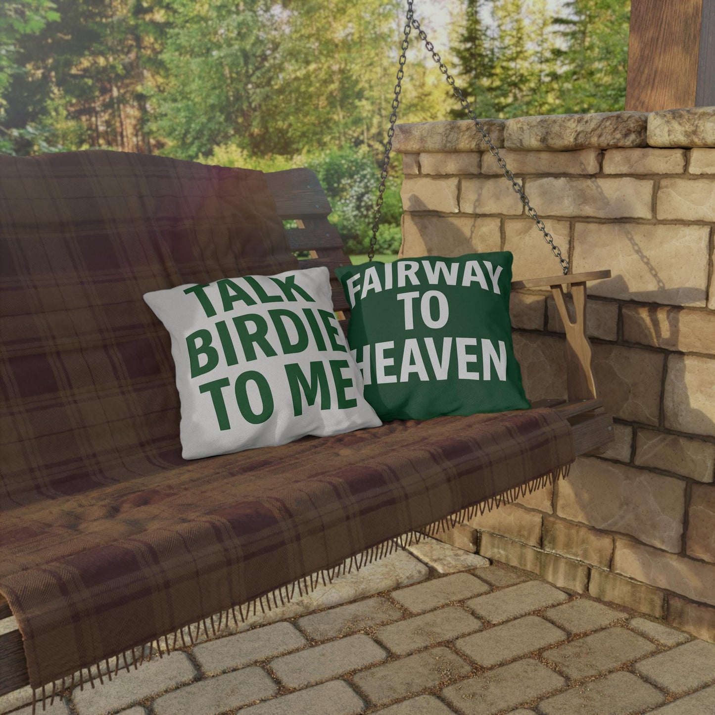 Outdoor Pillows with Fun Golf Quotes, Perfect for Garden Decor, Patio Accessories, Home Gifts