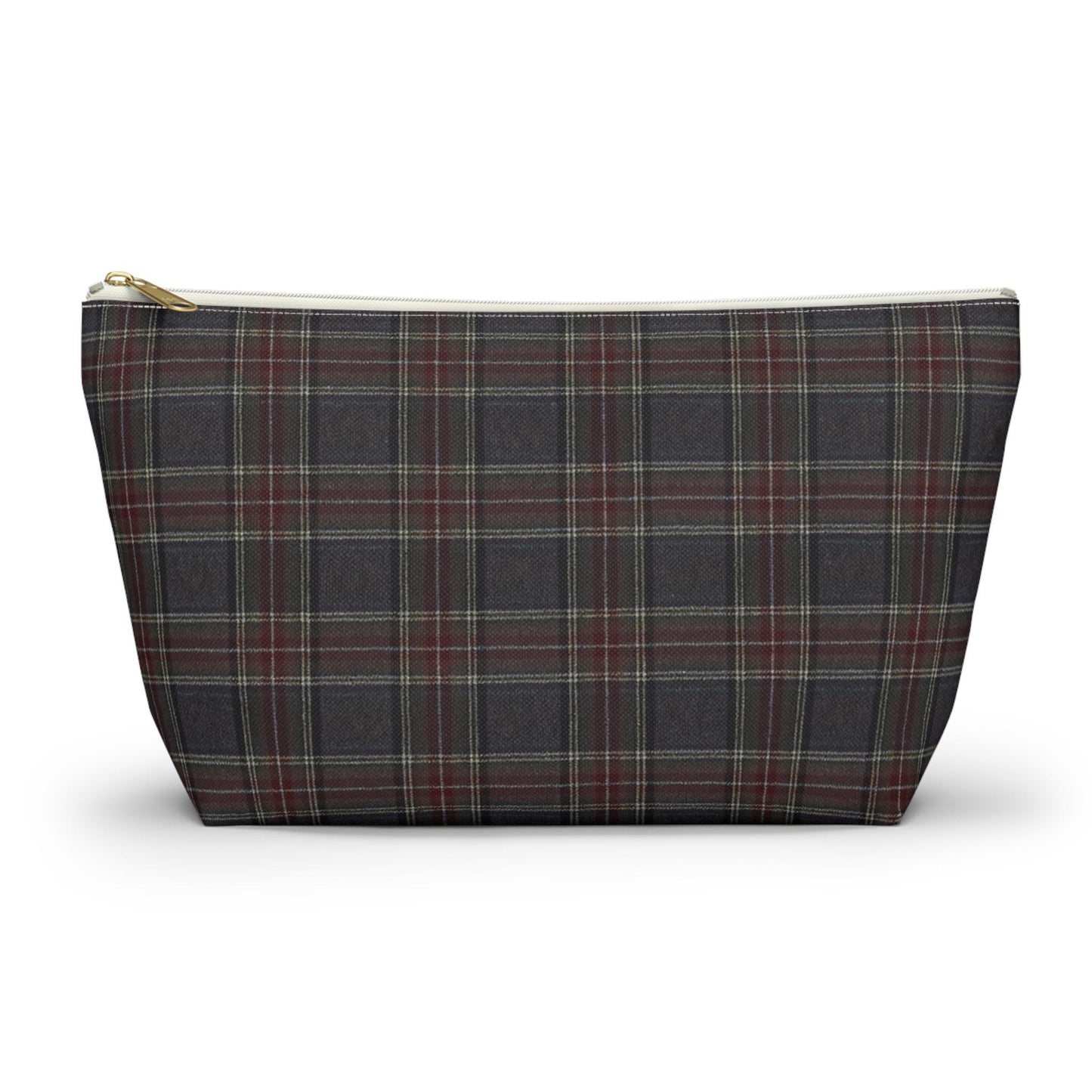 Plaid Accessory Pouch, Make-up Bag, School Supplies Case, Weekend Trip Essential Carryall