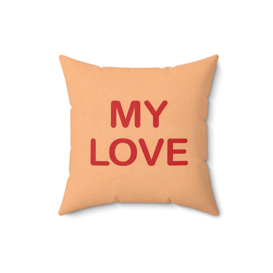 My Love Valentines Day throw pillow