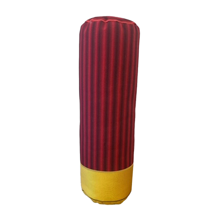 Red Shotgun shell pillow. Shaped like a real shotgun shell.  Great gift for any hunter