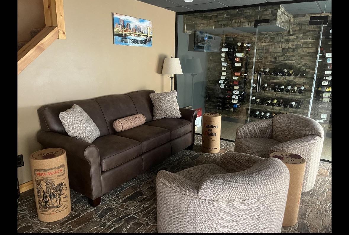 Uncork & Unwine wine cork pillow. perfect winelover gift
