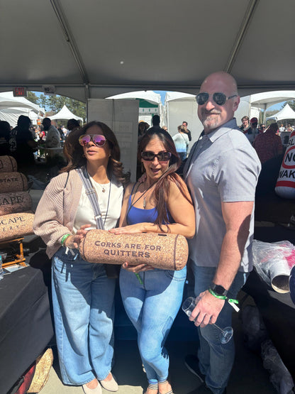 Cork shape wine cork pillow embroidered CHEERS . Also, has a zipper to easy clean and Perfect winelover gift and great decor for any room