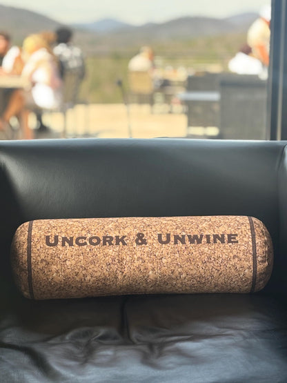 Uncork & Unwine wine cork pillow. perfect winelover gift