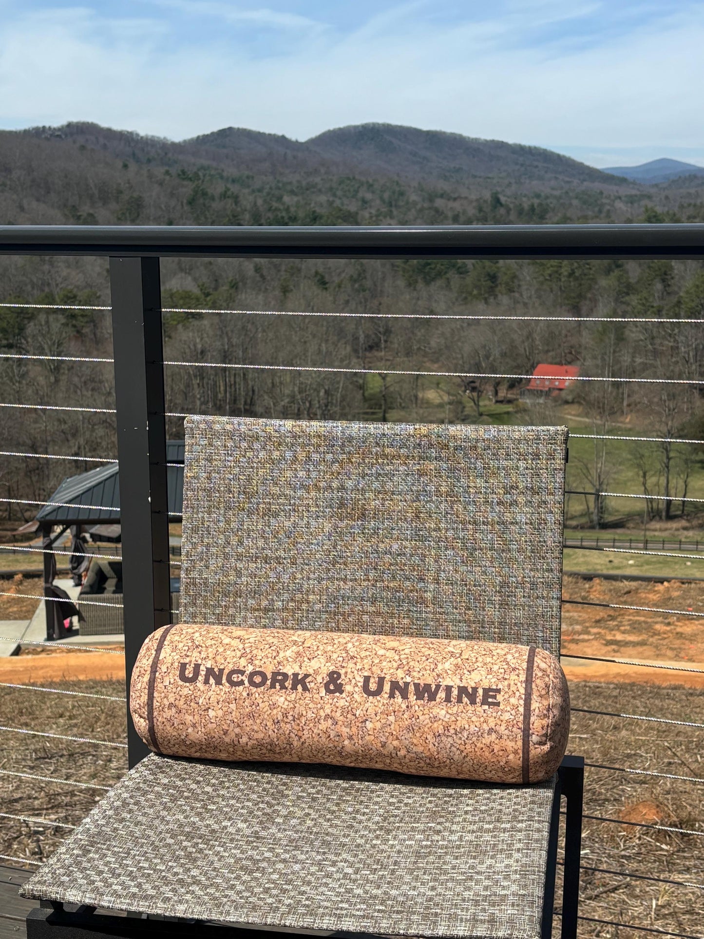 Uncork & Unwine wine cork pillow. perfect winelover gift