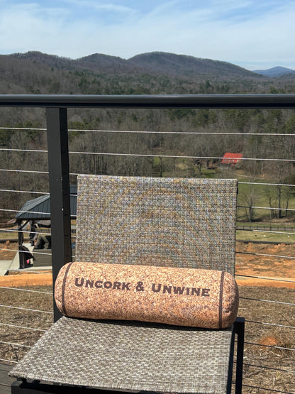 Uncork & Unwine wine cork pillow. perfect winelover gift