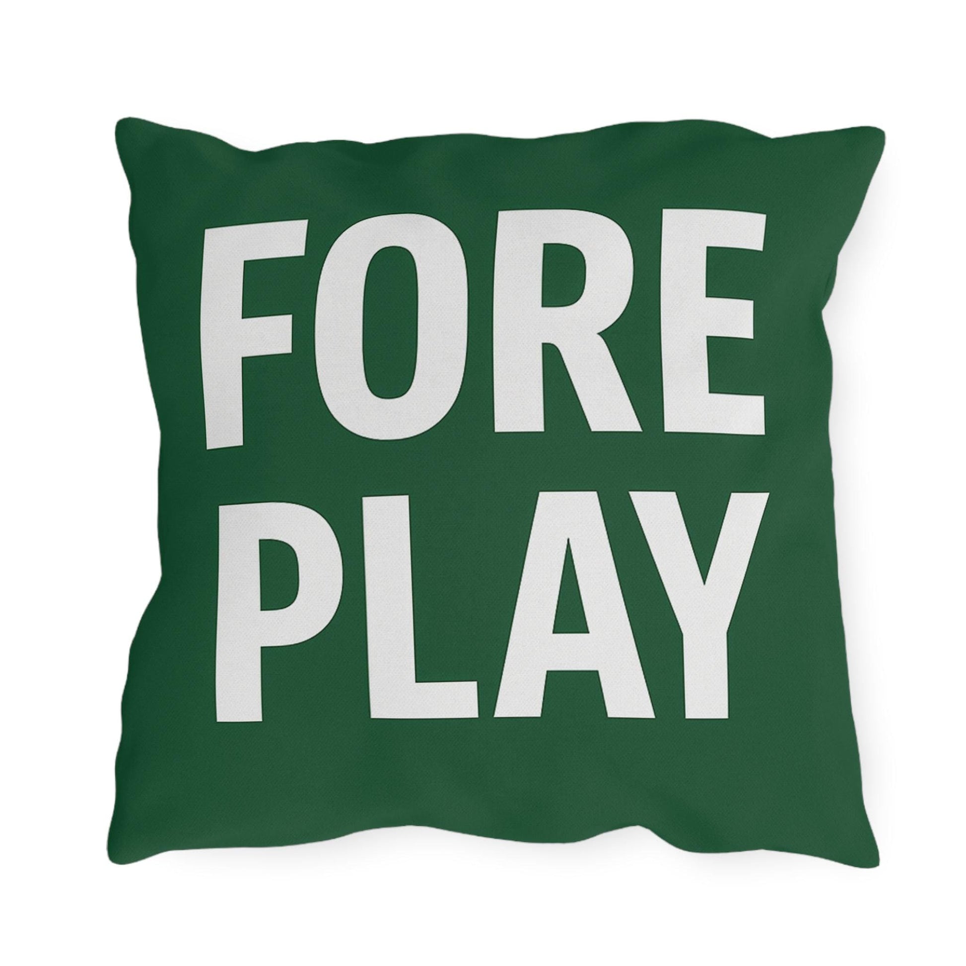 Golf-Themed Outdoor Pillows, Cozy Decor for Garden, Patio, Gift for Golfers, Fun Accent Cushions, Fairway to Heaven & Fore Play