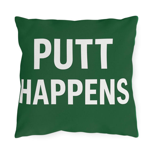 Golf-Themed Outdoor Pillows with Humorous Quotes, Decorative Cushions for Home or Garden, Gifts for Golf Lovers, Fun Outdoor Decor