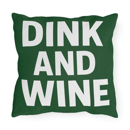 Outdoor Funny Pickleball Dink Wine Pillows - Rustic Décor for Patios, Garden Parties, Cozy Evenings, Entertaining, Gift Ideas