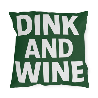 Outdoor Funny Pickleball Dink Wine Pillows - Rustic Décor for Patios, Garden Parties, Cozy Evenings, Entertaining, Gift Ideas