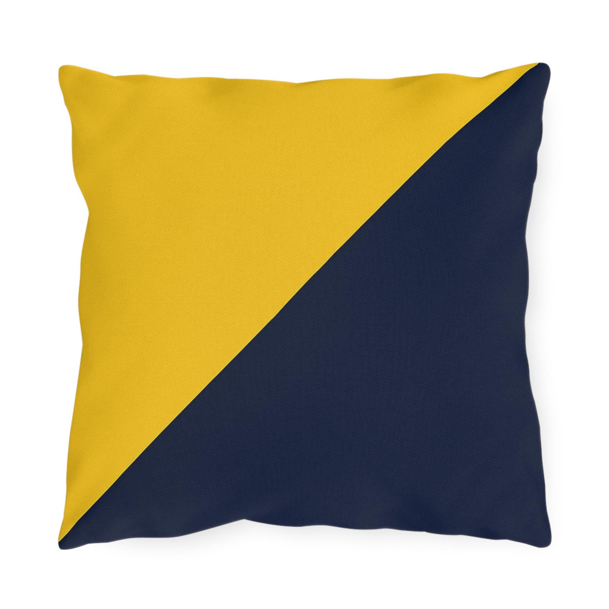 Outdoor Pillows - Nautical Flag K for Kilo - Great Yacht Decor Gift, Yacht Lover Accent Cushion, Boat Communication Symbol Pillow, Maritime