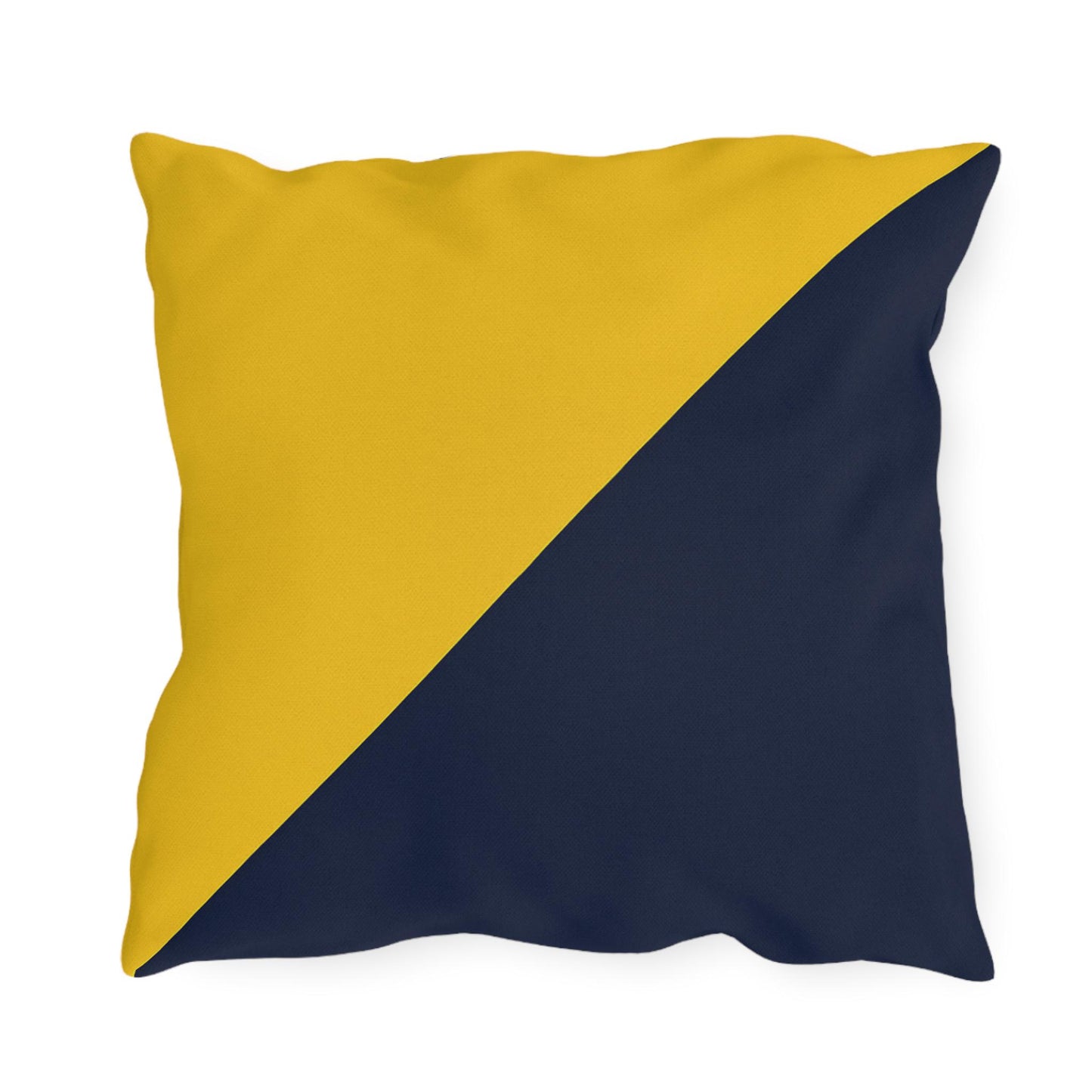 Outdoor Pillows - Nautical Flag K for Kilo - Great Yacht Decor Gift, Yacht Lover Accent Cushion, Boat Communication Symbol Pillow, Maritime