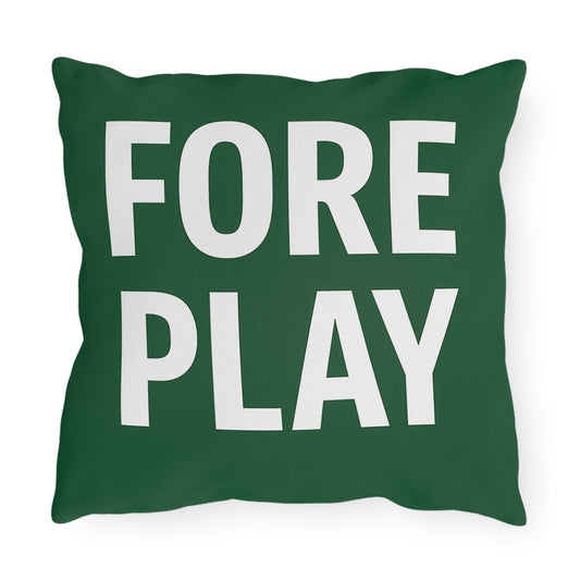 Golf-Themed Outdoor Pillows, Fun Garden Decor, Patio Cushions for Golf Lovers, Unique Gifts for Him/Her, Tournament Celebration Decor