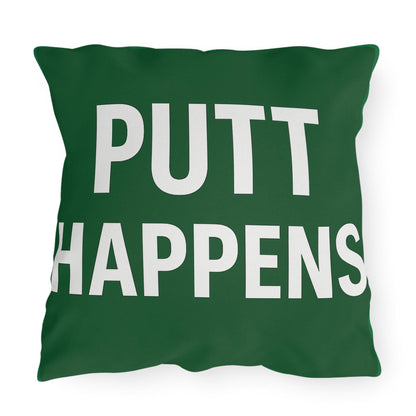 Golf-Themed Outdoor Pillows with Humorous Quotes, Decorative Cushions for Home or Garden, Gifts for Golf Lovers, Fun Outdoor Decor