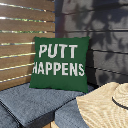 Golf-Themed Outdoor Pillows with Humorous Quotes, Decorative Cushions for Home or Garden, Gifts for Golf Lovers, Fun Outdoor Decor
