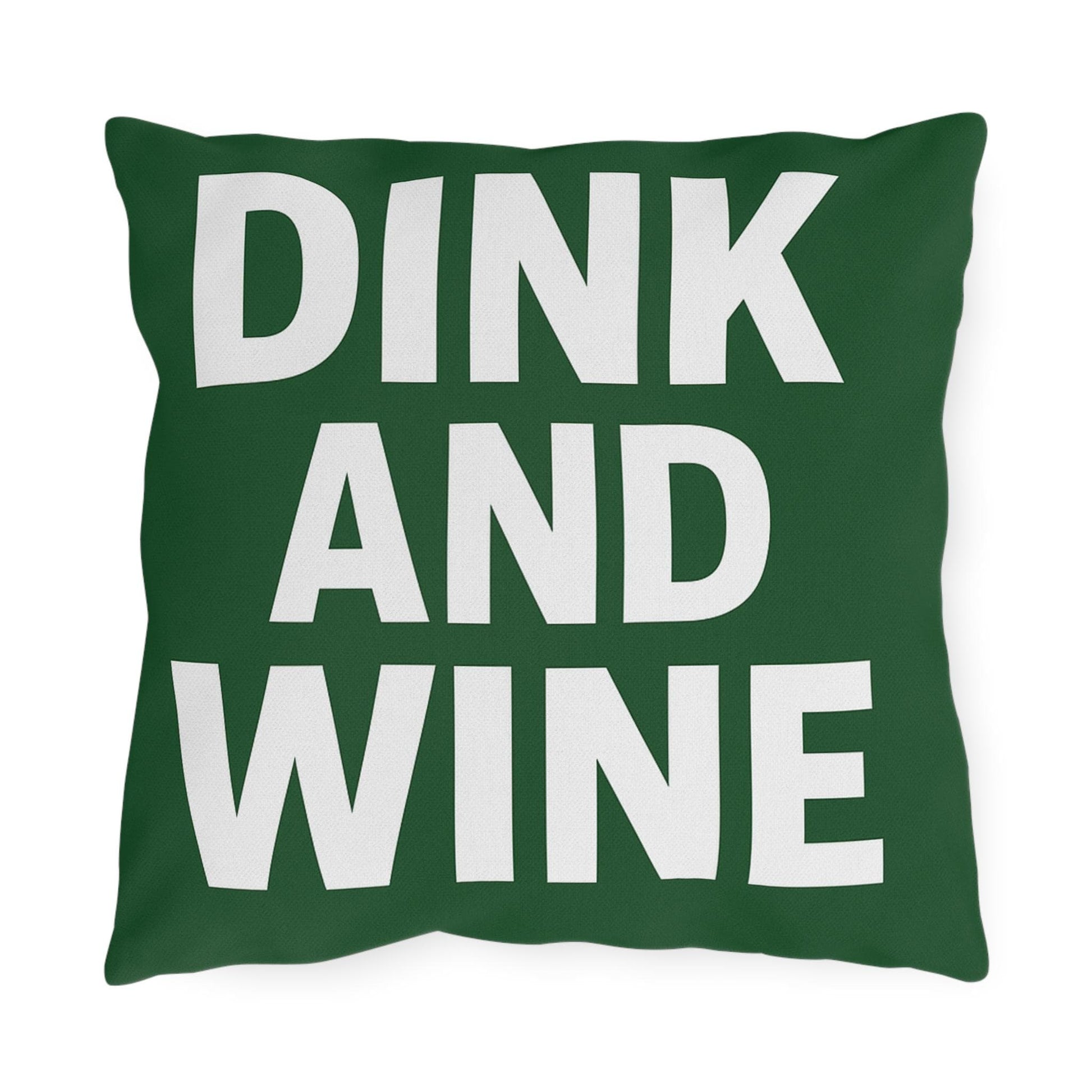 Outdoor Funny Pickleball Dink Wine Pillows - Rustic Décor for Patios, Garden Parties, Cozy Evenings, Entertaining, Gift Ideas