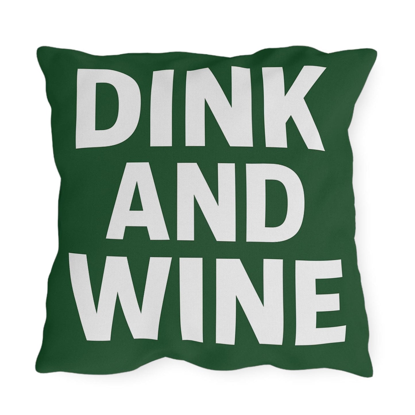 Outdoor Funny Pickleball Dink Wine Pillows - Rustic Décor for Patios, Garden Parties, Cozy Evenings, Entertaining, Gift Ideas