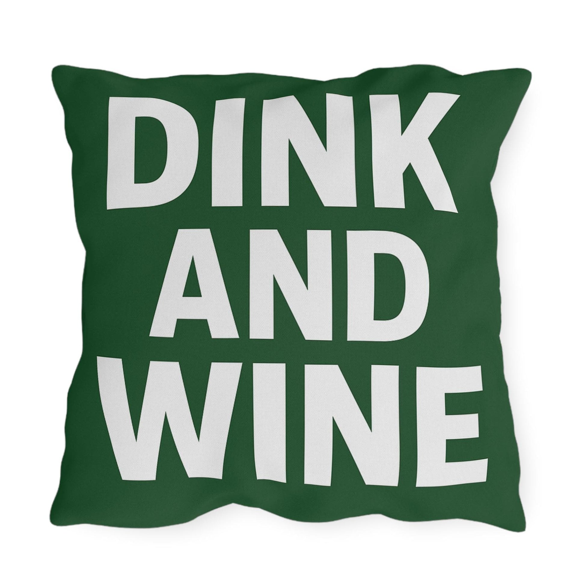 Outdoor Funny Pickleball Dink Wine Pillows - Rustic Décor for Patios, Garden Parties, Cozy Evenings, Entertaining, Gift Ideas