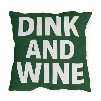 Outdoor Funny Pickleball Dink Wine Pillows - Rustic Décor for Patios, Garden Parties, Cozy Evenings, Entertaining, Gift Ideas