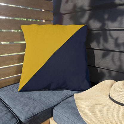 Outdoor Pillows - Nautical Flag K for Kilo - Great Yacht Decor Gift, Yacht Lover Accent Cushion, Boat Communication Symbol Pillow, Maritime