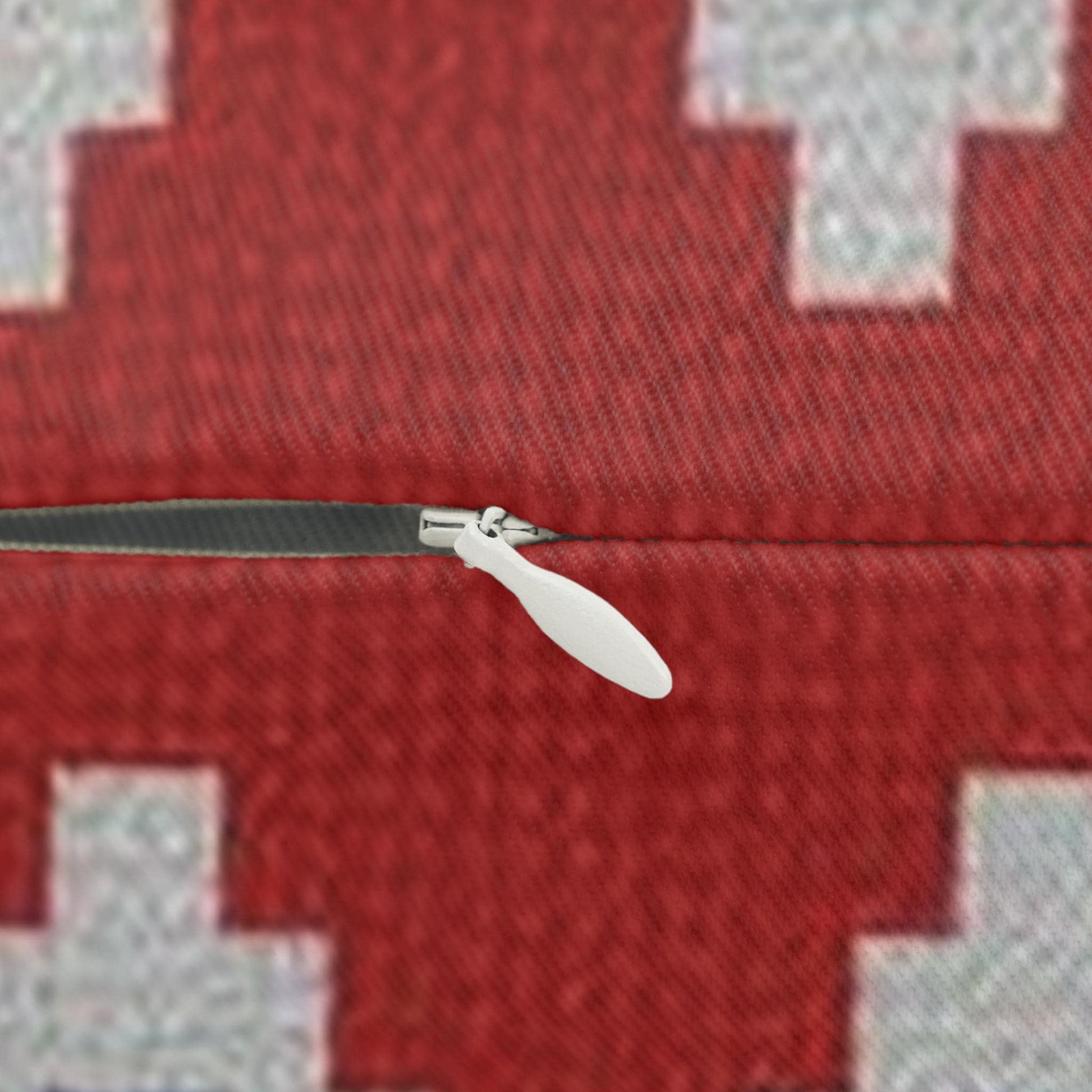 Ski Sweater Lumbar Pillow, Winter Ski Lodge Cushion Cover, Mountain Chalet Throw Pillow, Snowy Cabin Decorative Pillow, Nordic Skiing Accent