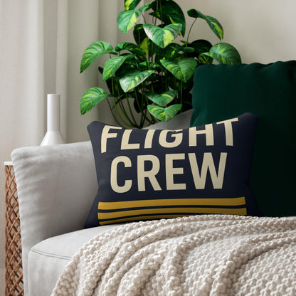 Lumbar Pillow, Flight Crew Gift, Airline Crew Decor, Steward Rest Pillow, Airline Crew Appreciation, Pilot Lumbar Cushion