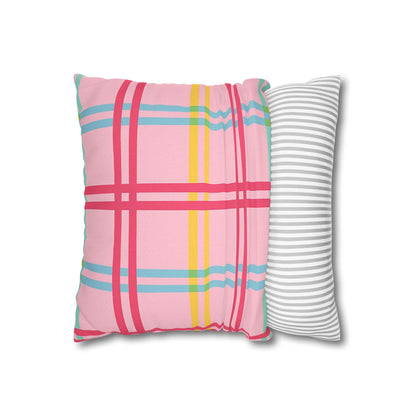 Bright Mahjong Square Pillowcase, Game Night Home Decor, Birthday Housewarming Gift, Southern Style Cushion Cover, Preppy Pillow Sham