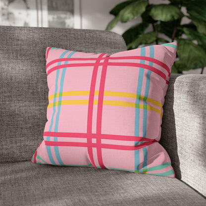 Bright Mahjong Square Pillowcase, Game Night Home Decor, Birthday Housewarming Gift, Southern Style Cushion Cover, Preppy Pillow Sham