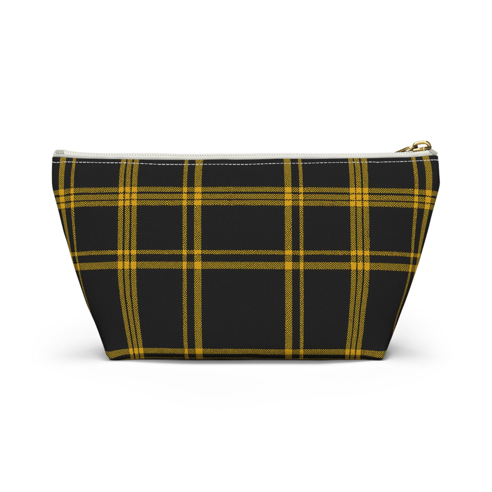 Plaid Accessory Pouch - School Team Makeup Bag, Tailgate Pouch, Preppy School Pride Gift, Travel Pouch, Gift for Friend