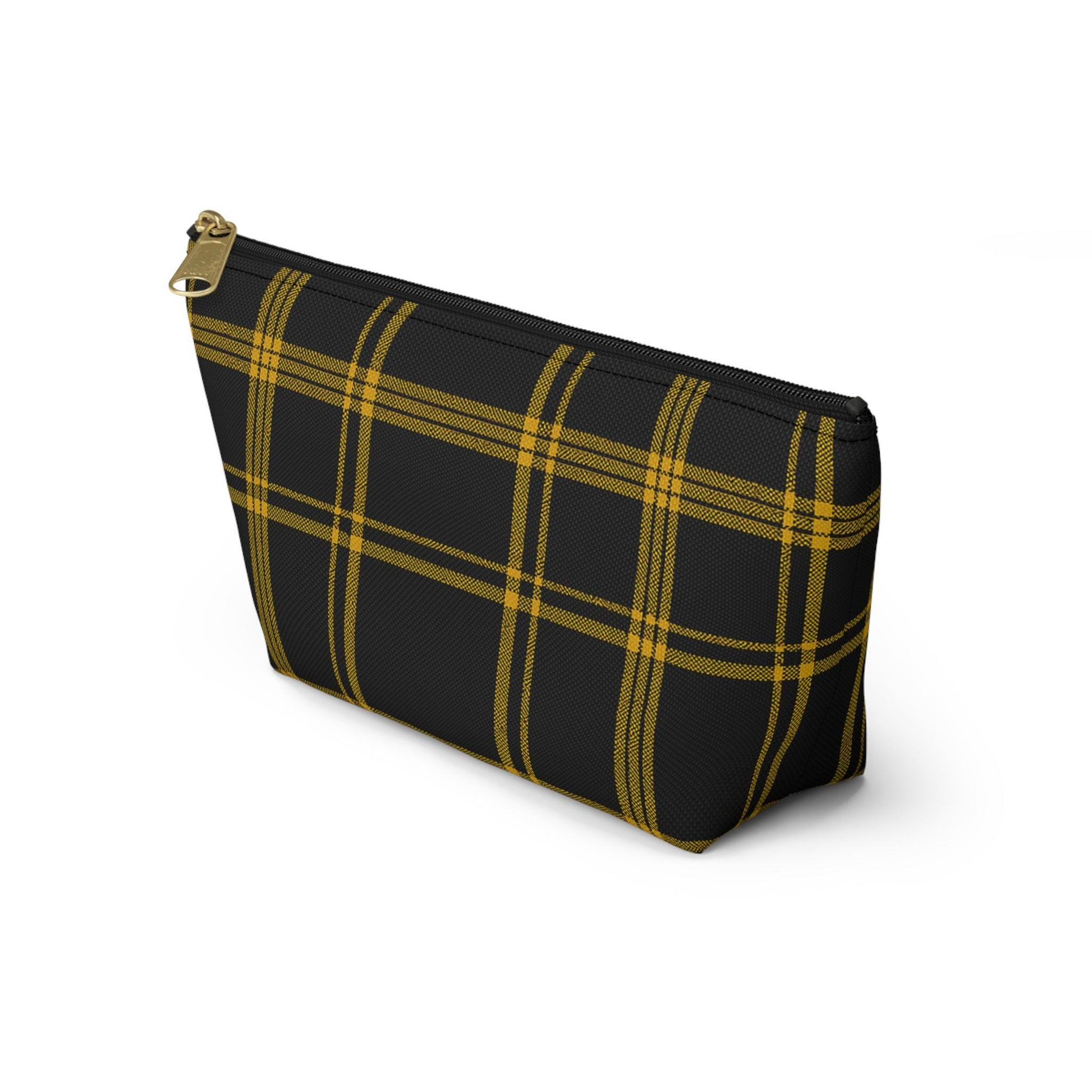 Plaid Accessory Pouch - School Team Makeup Bag, Tailgate Pouch, Preppy School Pride Gift, Travel Pouch, Gift for Friend