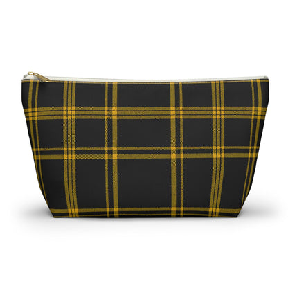 Plaid Accessory Pouch - School Team Makeup Bag, Tailgate Pouch, Preppy School Pride Gift, Travel Pouch, Gift for Friend