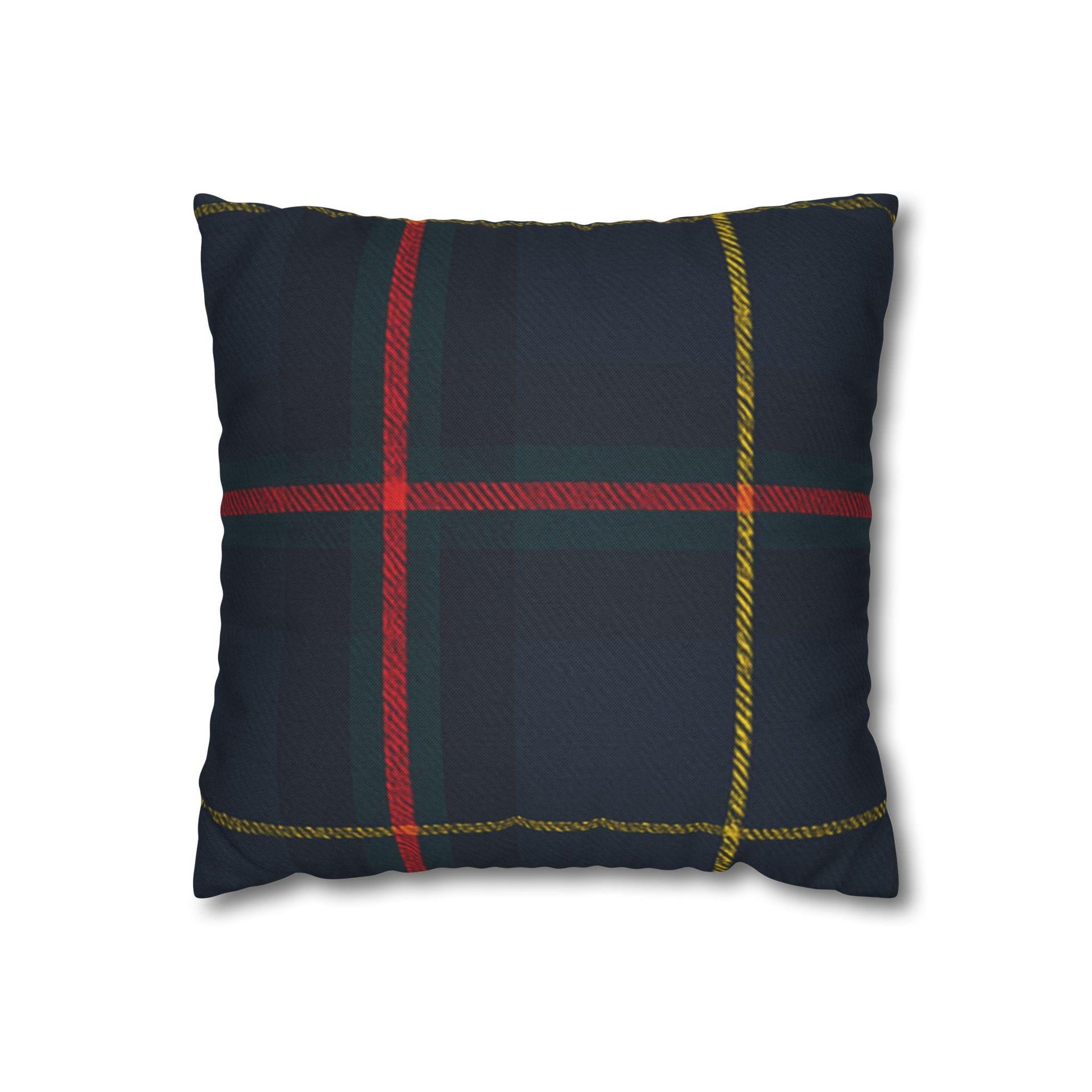 Plaid Pillowcase, Decorative Pillow Cover, Preppy Home Decor, Square Cushion Case, Tartan Print Throw Pillow Sham