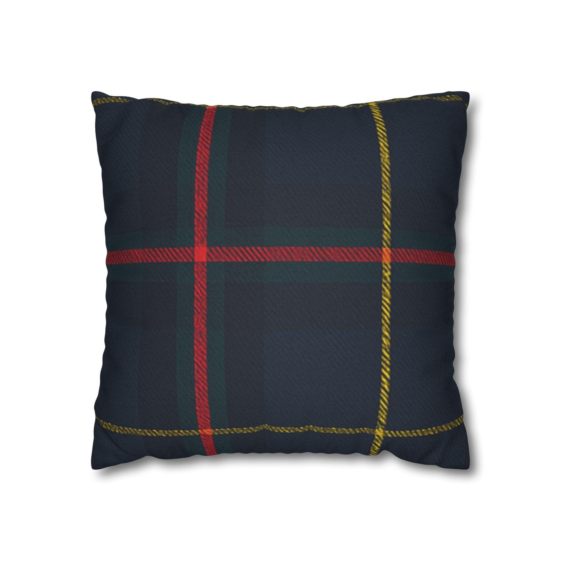 Plaid Pillowcase, Decorative Pillow Cover, Preppy Home Decor, Square Cushion Case, Tartan Print Throw Pillow Sham