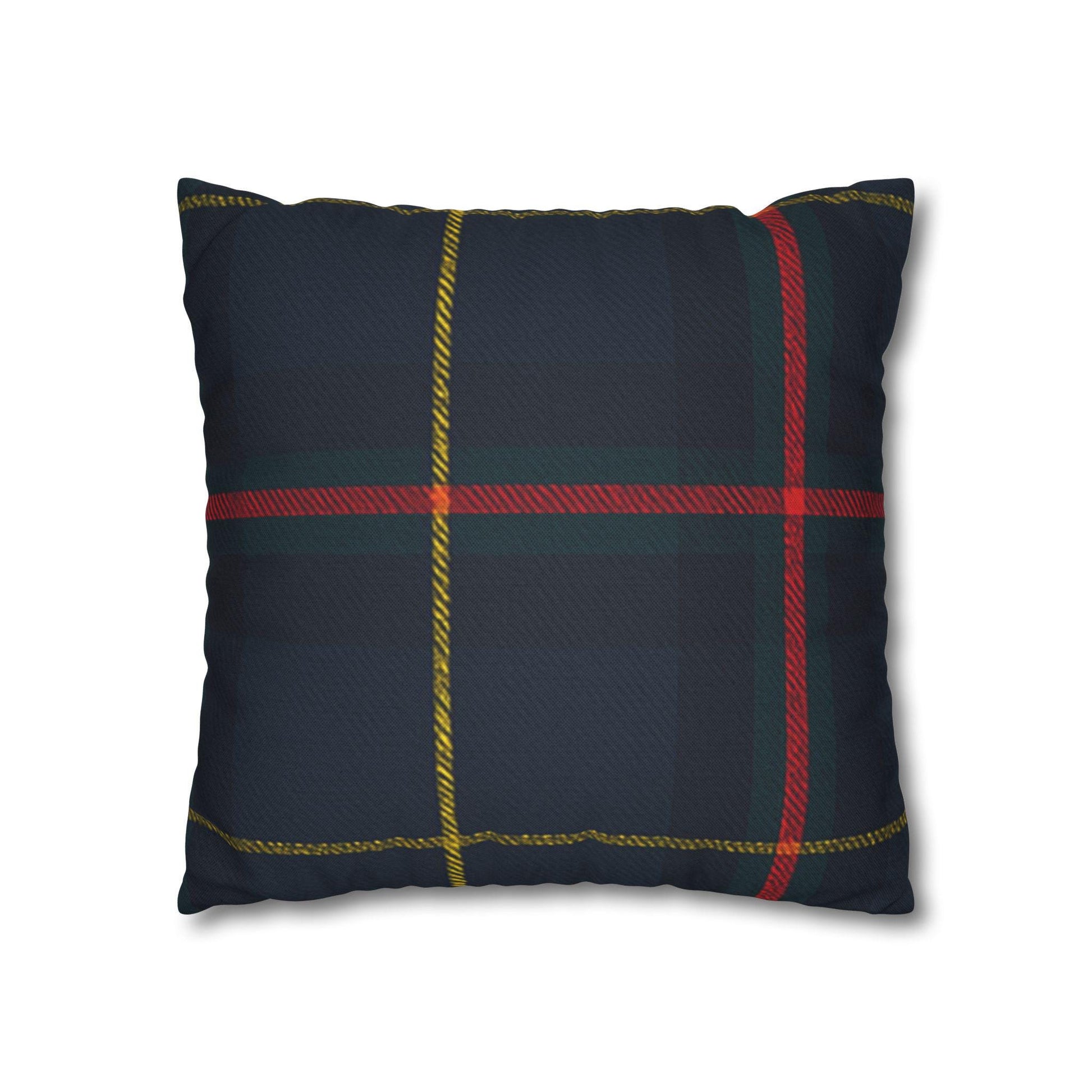 Plaid Pillowcase, Decorative Pillow Cover, Preppy Home Decor, Square Cushion Case, Tartan Print Throw Pillow Sham
