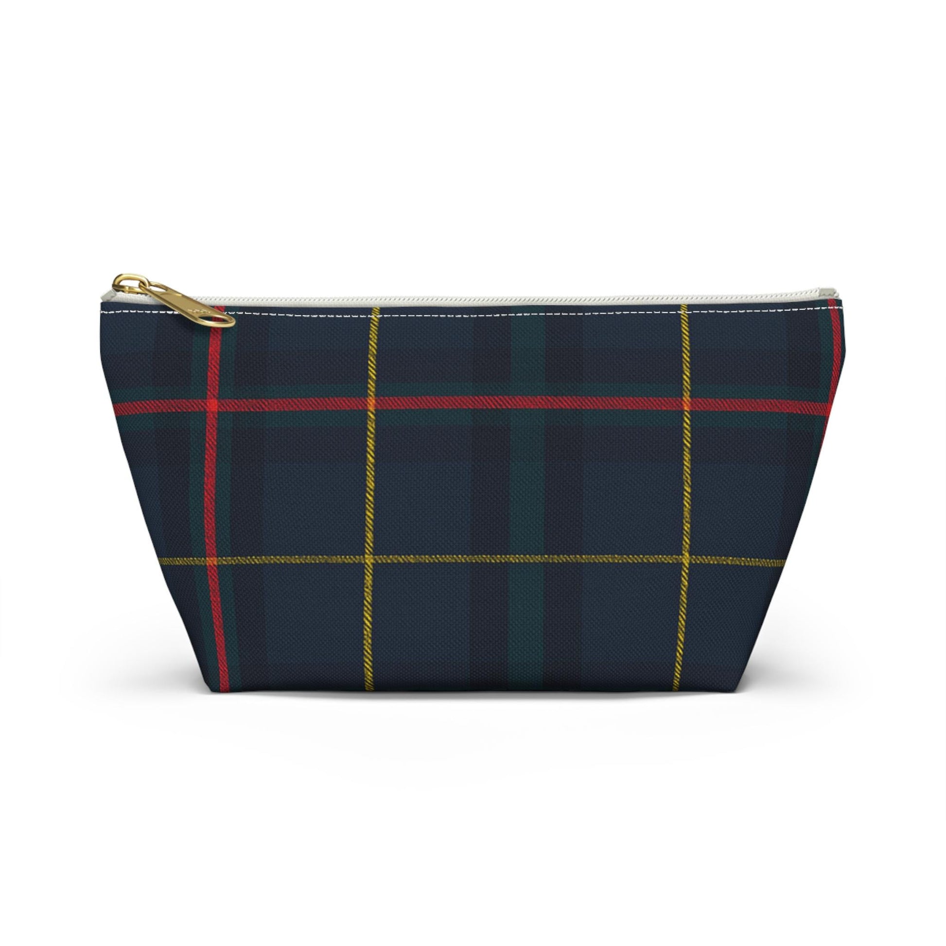Plaid Accessory Pouch, Make-up Bag, School Supplies Case, Weekend Trip Essential Carryall