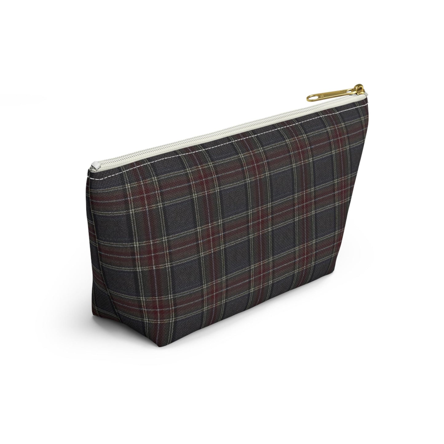 Plaid Accessory Pouch, Make-up Bag, School Supplies Case, Weekend Trip Essential Carryall