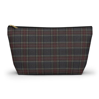 Plaid Accessory Pouch, Make-up Bag, School Supplies Case, Weekend Trip Essential Carryall