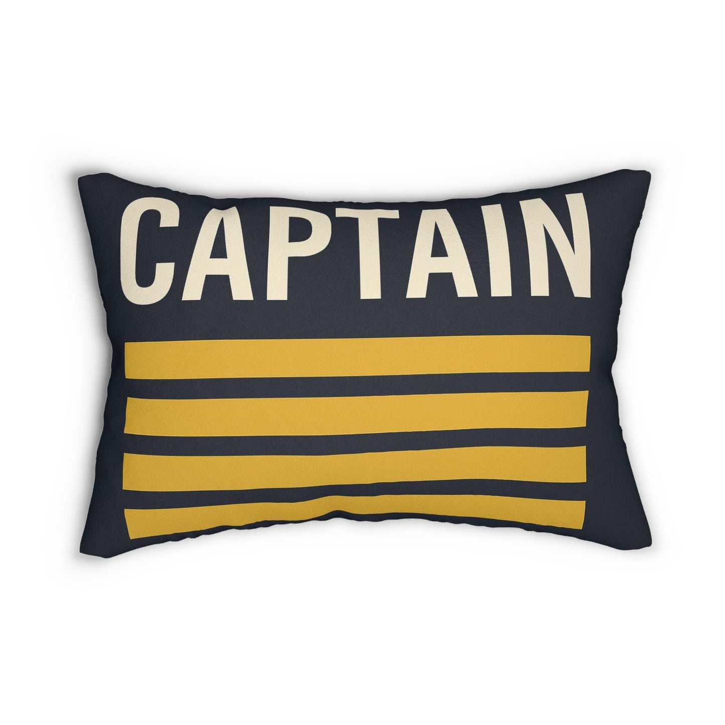 Aviation Lumbar Pillow, Pilot Gift Couch Decor, Spun Polyester Throw Pillow, Caption Design