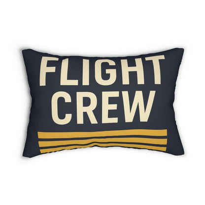 Lumbar Pillow, Flight Crew Gift, Airline Crew Decor, Steward Rest Pillow, Airline Crew Appreciation, Pilot Lumbar Cushion