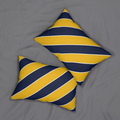 School League Spun Polyester Lumbar Pillow - Office and Home Decor, Throw Pillow, Family Home Decor, School Pride, Classic Prep Style