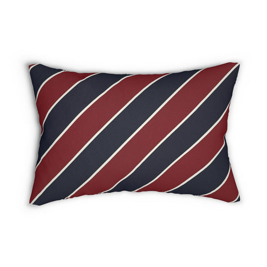 School League Spun Polyester Lumbar Pillow - Office and Home Decor, Throw Pillow, Family Home Decor, School Pride, Classic Prep Style