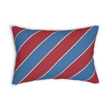 School League Spun Polyester Lumbar Pillow - Office and Home Decor, Throw Pillow, Family Home Decor, School Pride, Classic Prep Style
