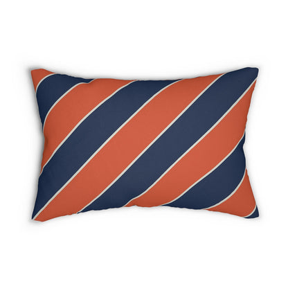School League Spun Polyester Lumbar Pillow - Office and Home Decor, Throw Pillow, Family Home Decor, School Pride, Classic Prep Style
