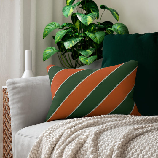 School League Spun Polyester Lumbar Pillow - Office and Home Decor, Throw Pillow, Family Home Decor, School Pride, Classic Prep Style