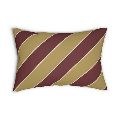 School League Spun Polyester Lumbar Pillow - Office and Home Decor, Throw Pillow, Family Home Decor, School Pride, Classic Prep Style