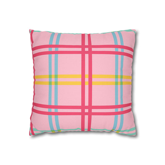 Bright Mahjong Square Pillowcase, Game Night Home Decor, Birthday Housewarming Gift, Southern Style Cushion Cover, Preppy Pillow Sham
