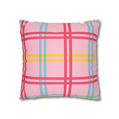 Bright Mahjong Square Pillowcase, Game Night Home Decor, Birthday Housewarming Gift, Southern Style Cushion Cover, Preppy Pillow Sham