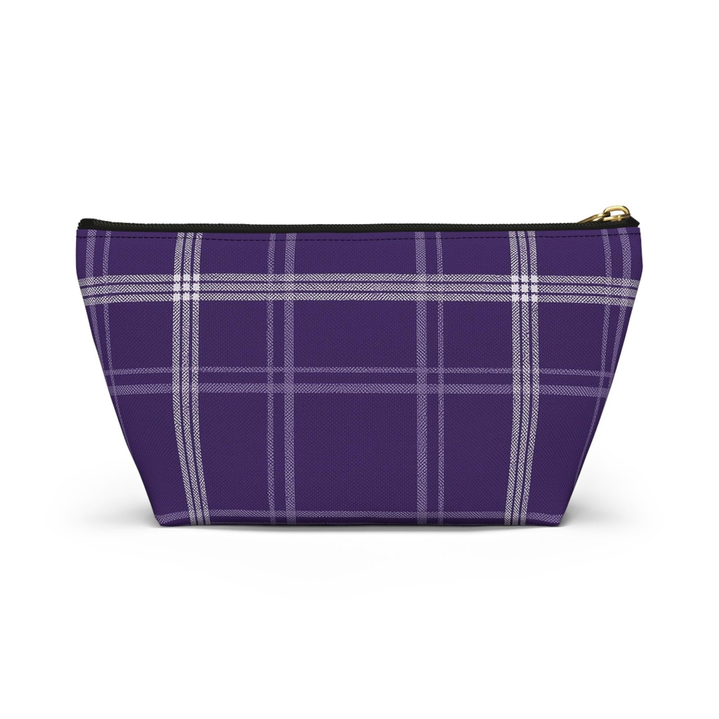 Plaid Accessory Pouch - School Team Makeup Bag, Tailgate Pouch, Preppy School Pride Gift, Travel Pouch, Gift for Friend